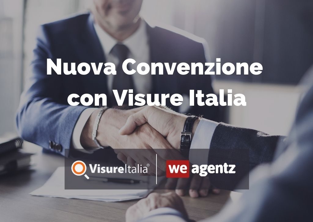 WeAgentz e Visure Italia® insieme per gli agenti immobiliari